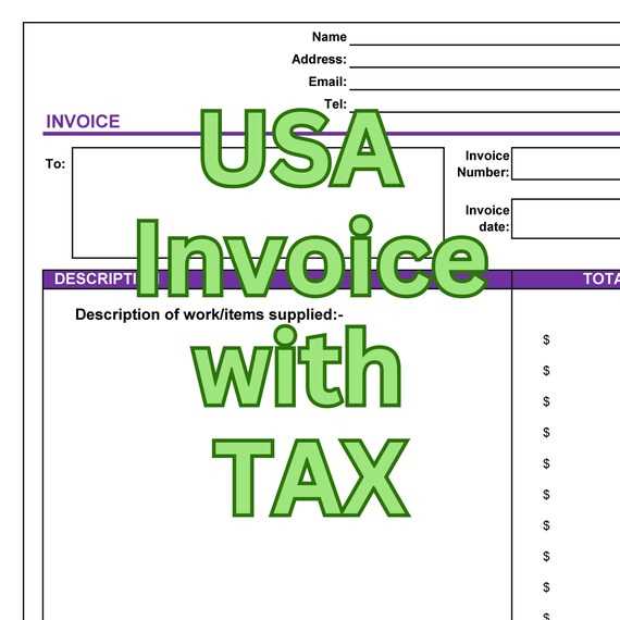 1099 invoice template excel