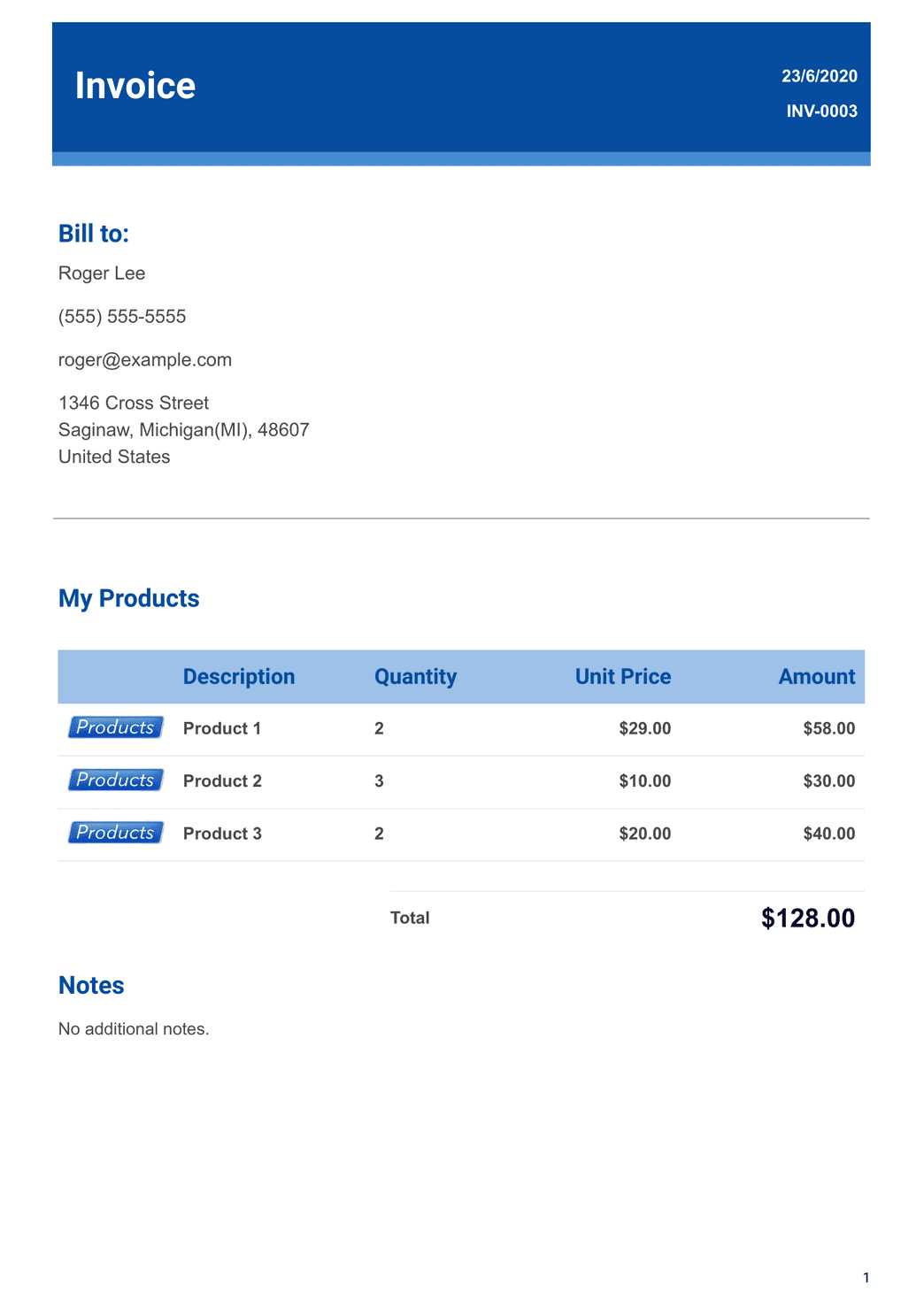 adobe invoice template pdf