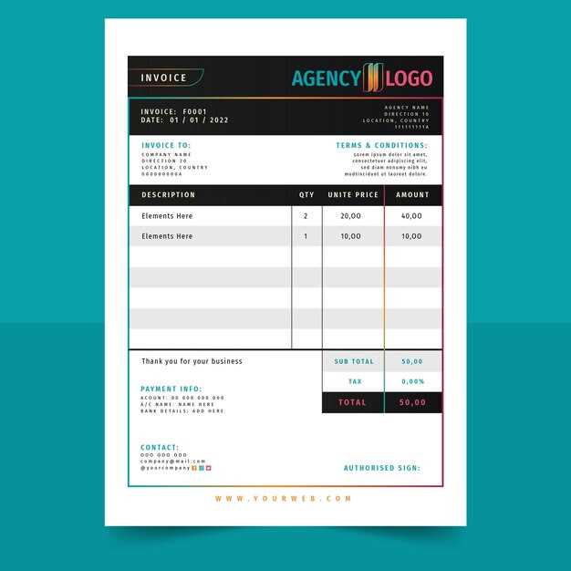 agency invoice template