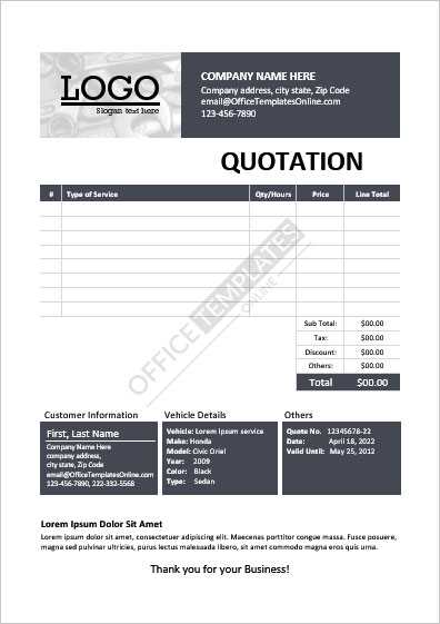 apartment invoice template