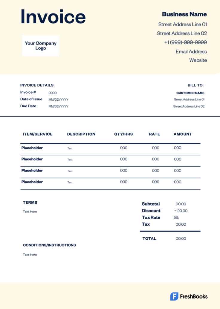 architects invoice template