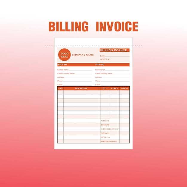 billing invoice template