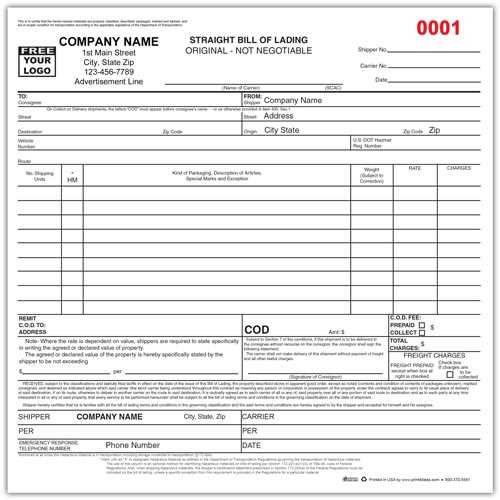 blank trucking invoice template