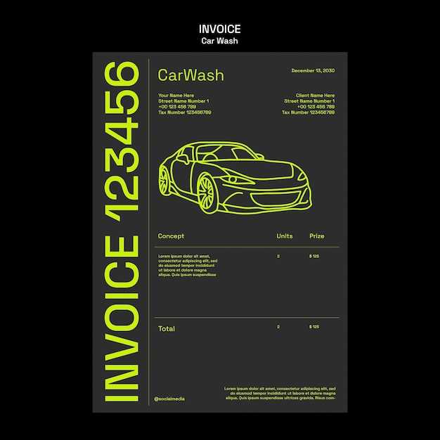 bmw invoice template