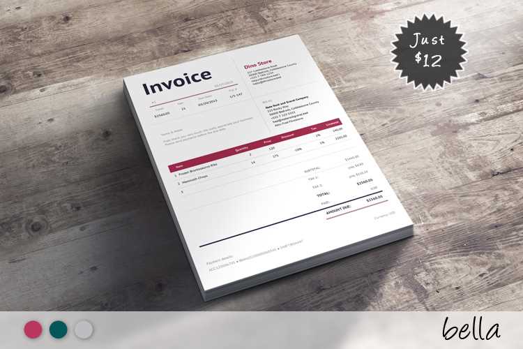 boutique invoice template