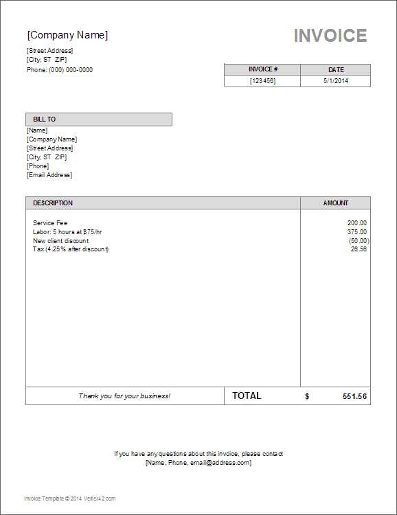 business forms invoice templates