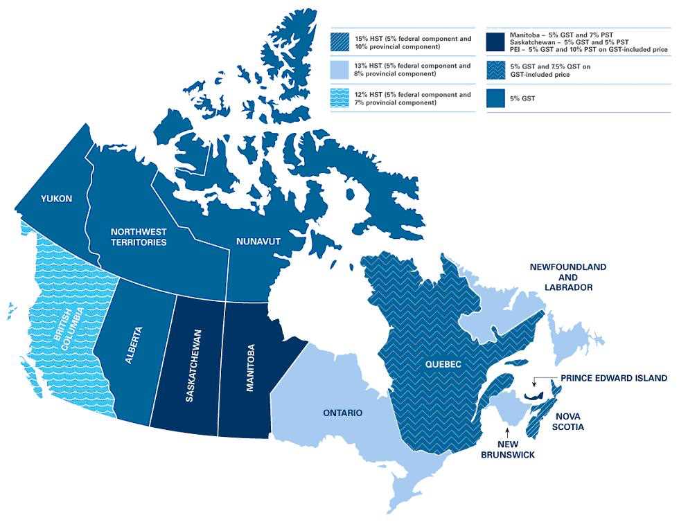 canadian invoice template with gst