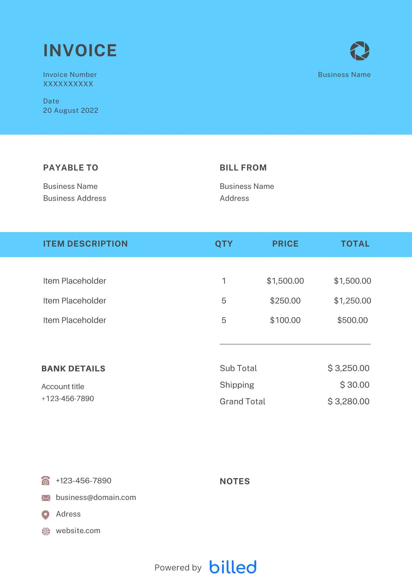 consultant invoice template doc