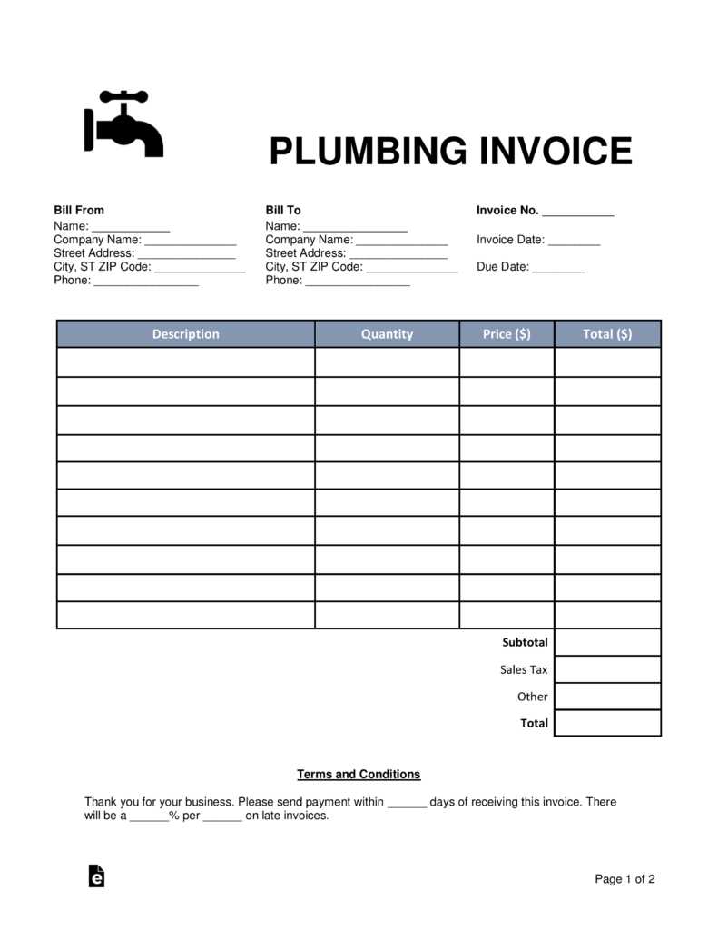 contractor hours invoice template