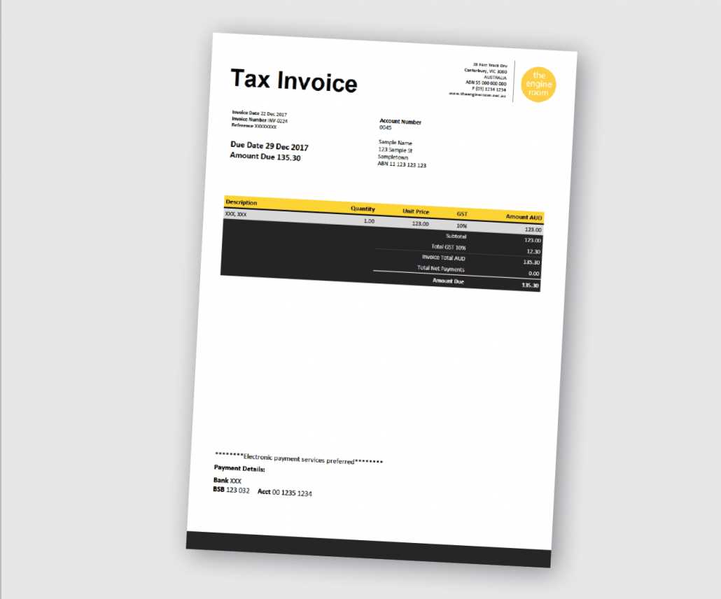 cool xero invoice templates