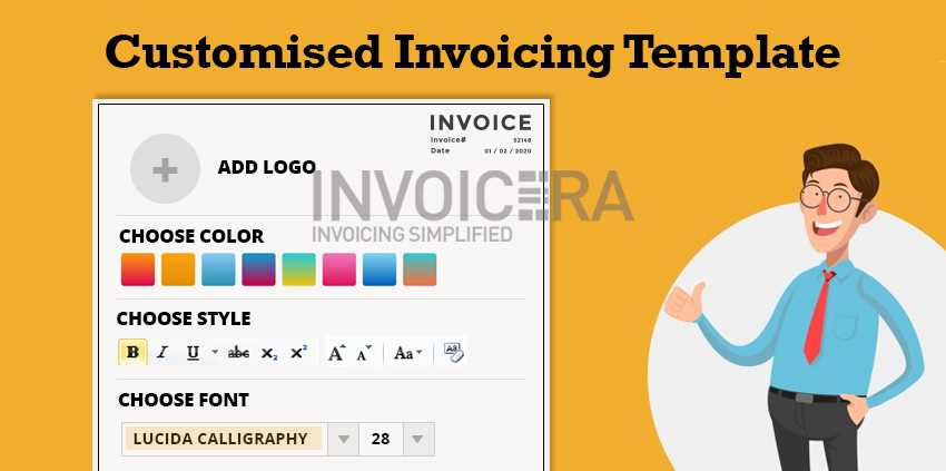 create custom invoice template