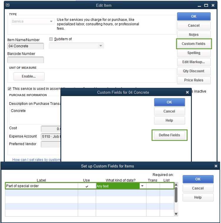 custom invoice template quickbooks online