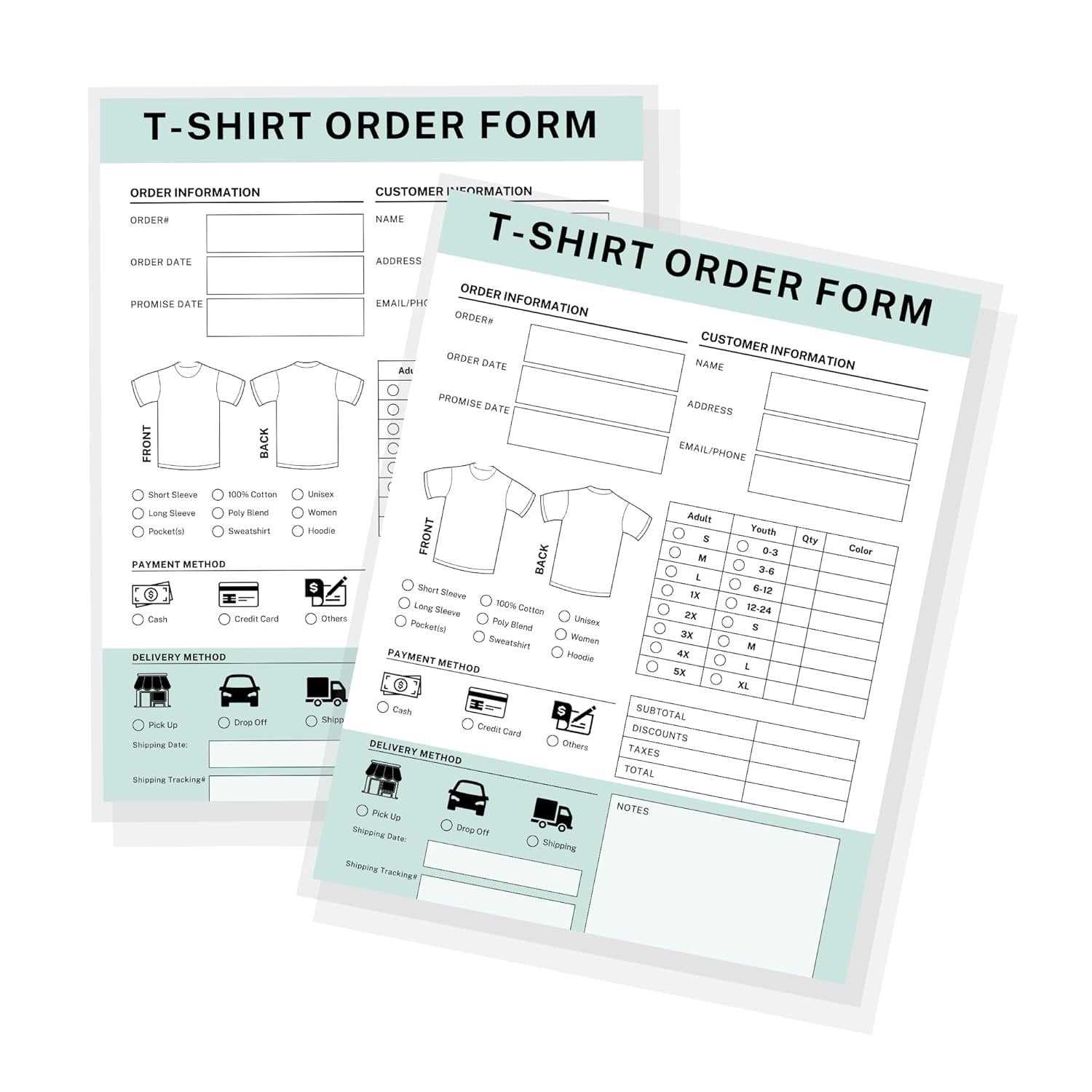 custom t shirt invoice template