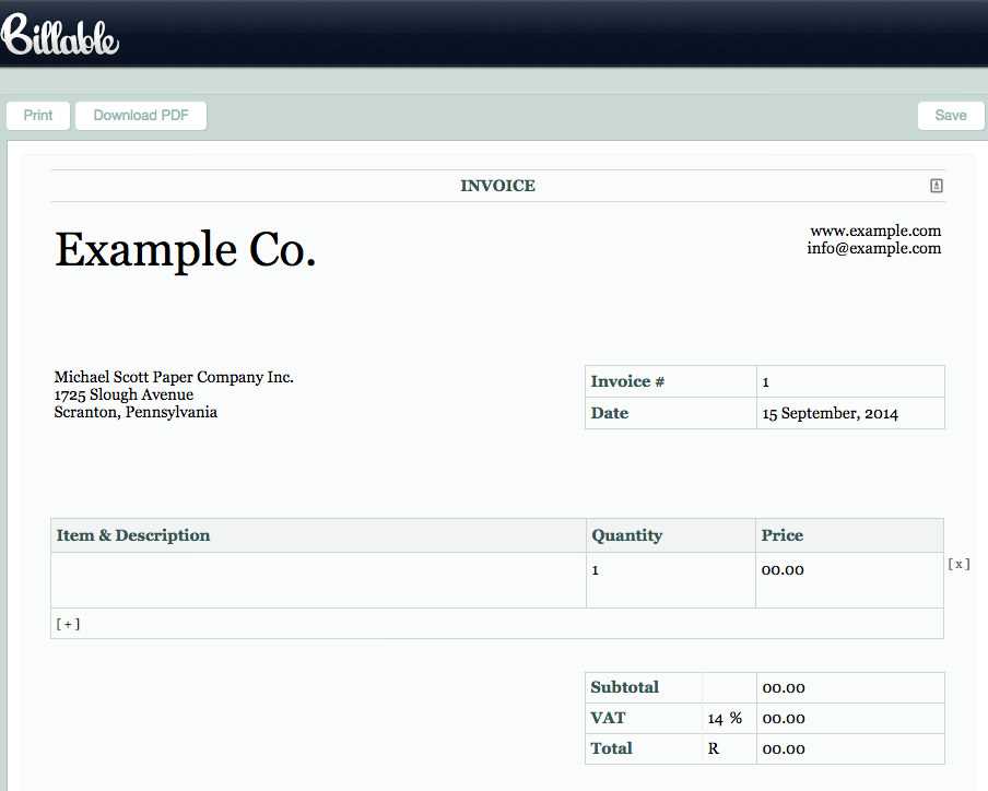 dj invoice template pdf