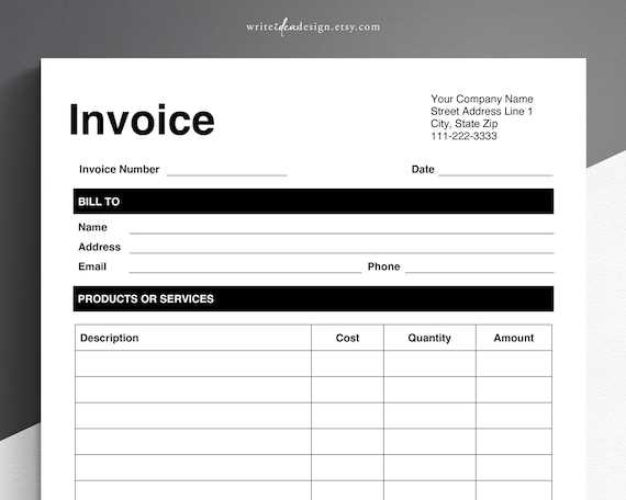 doc invoice template