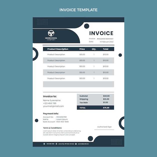 driver invoice template