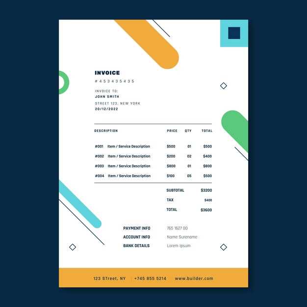 electronic invoice template free