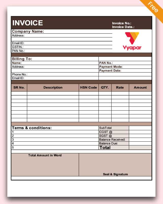 excel invoice template with database