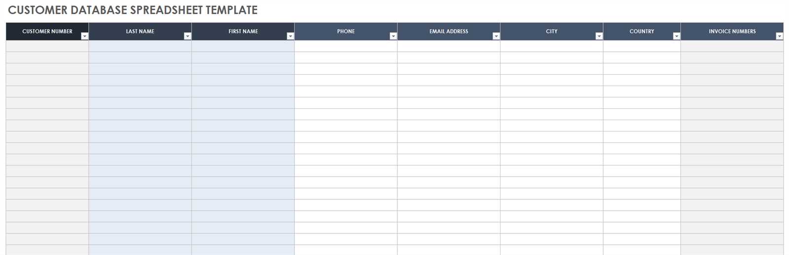 excel invoice template with database