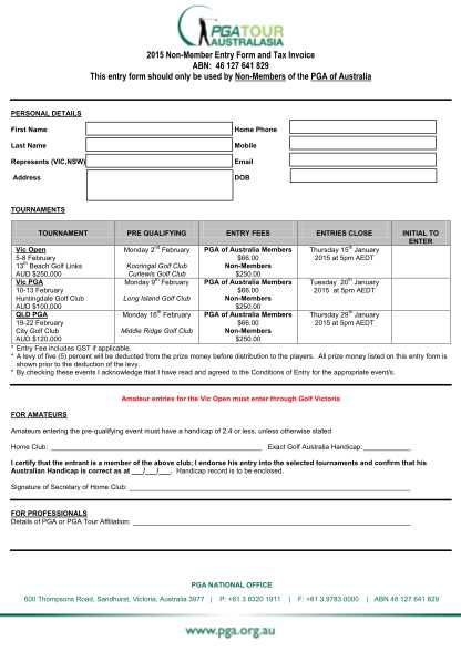 excel tax invoice template australia