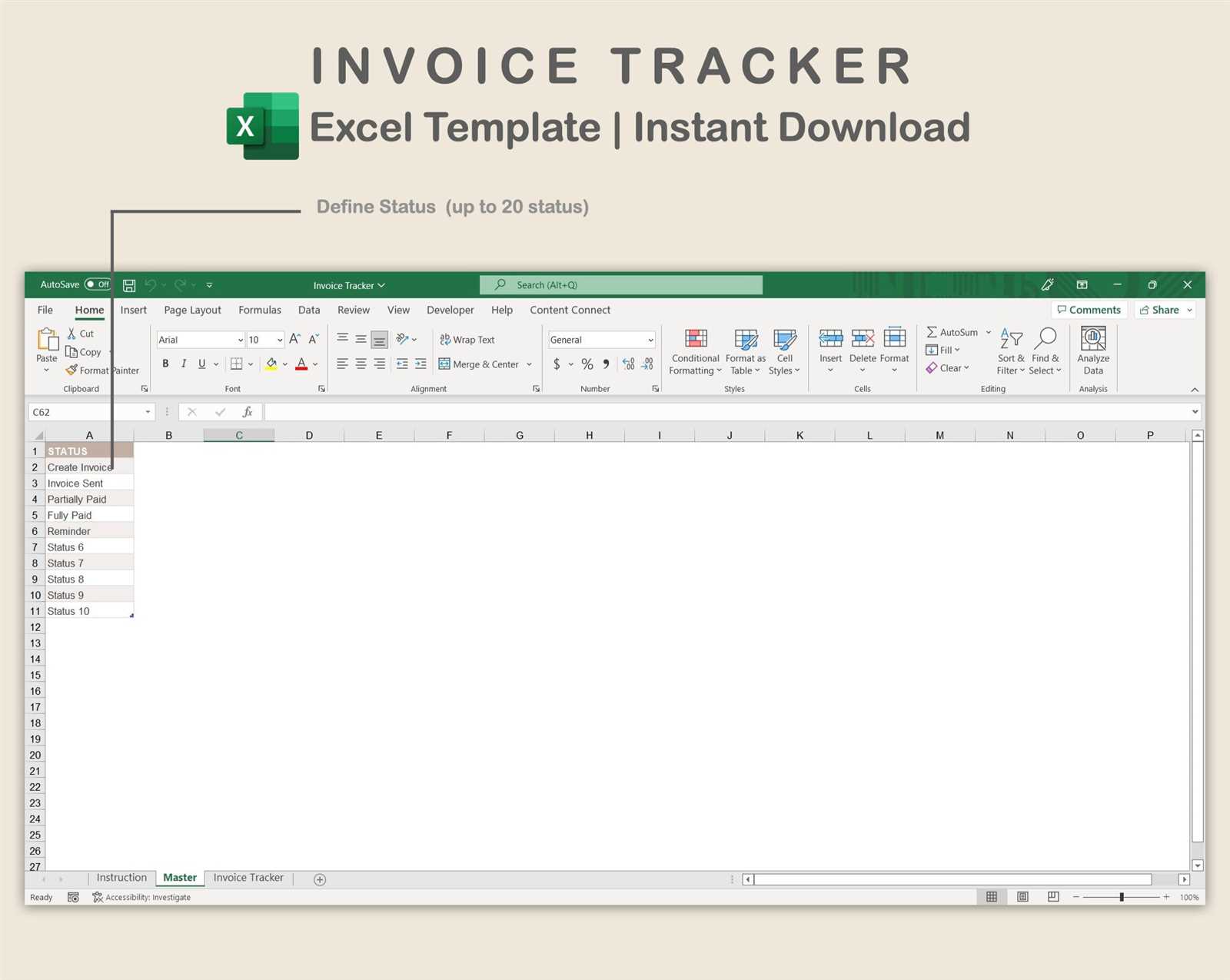 excel template for invoice tracking
