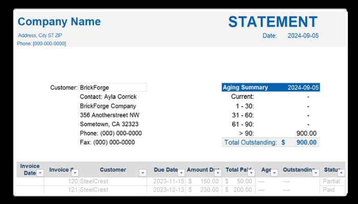 excel templates for invoice tracking