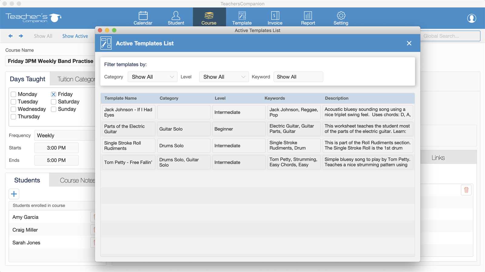 filemaker pro invoice templates