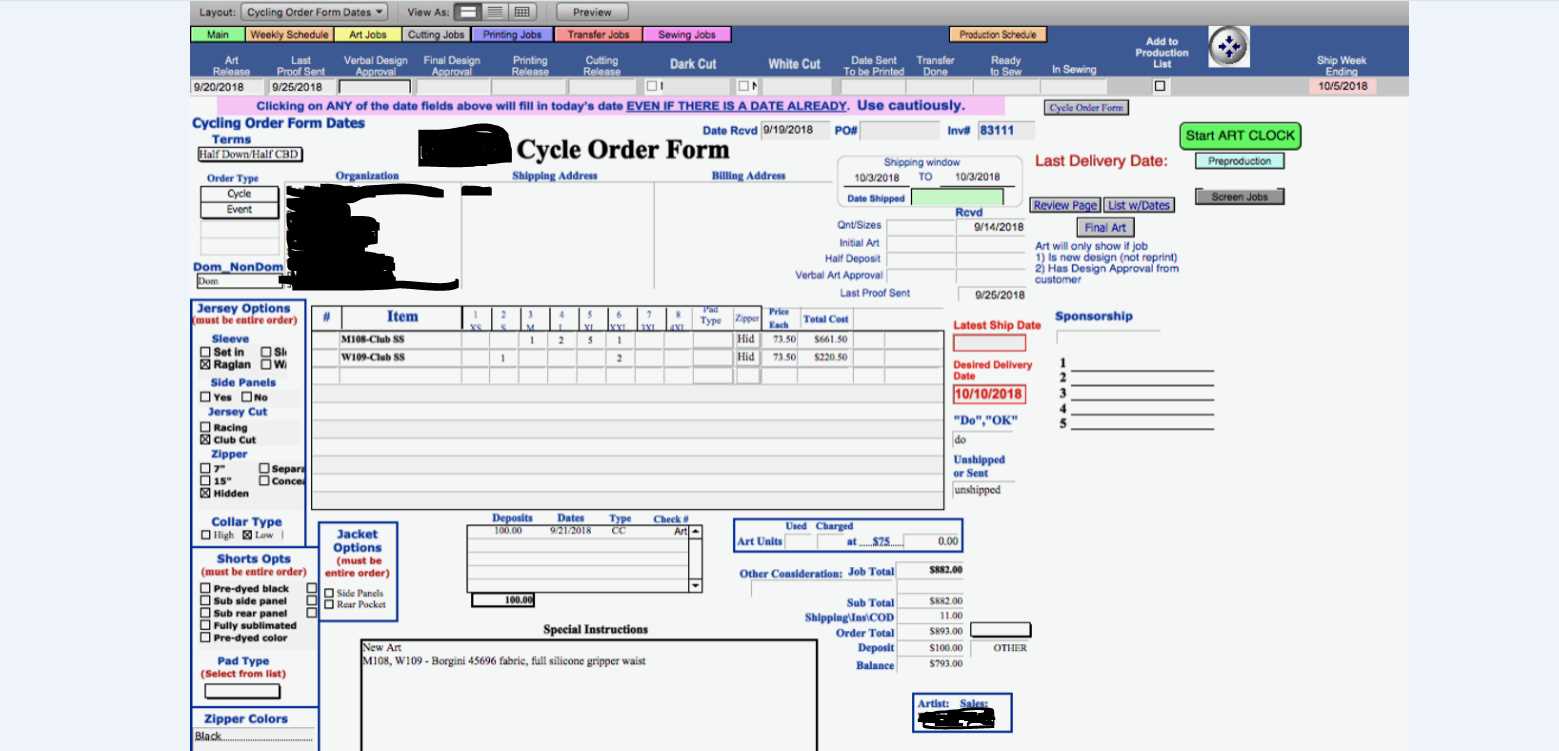 filemaker pro invoice templates
