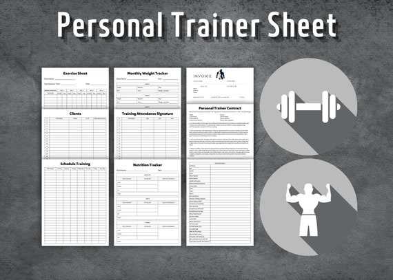 fitness trainer invoice template