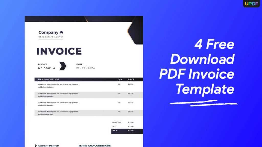 free invoice template for android