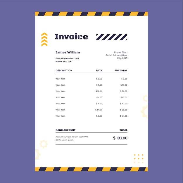 free notary invoice template