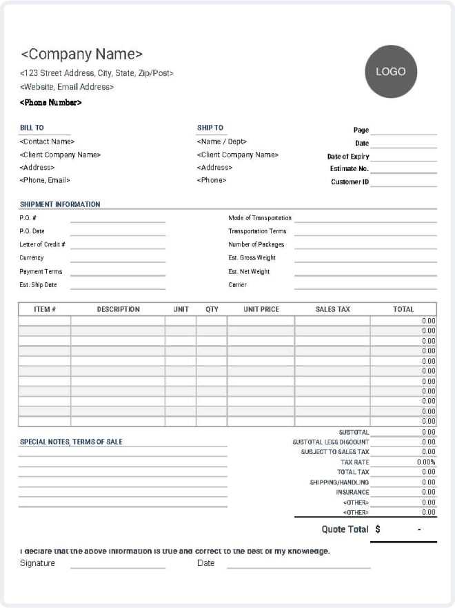 free printable invoice template pdf