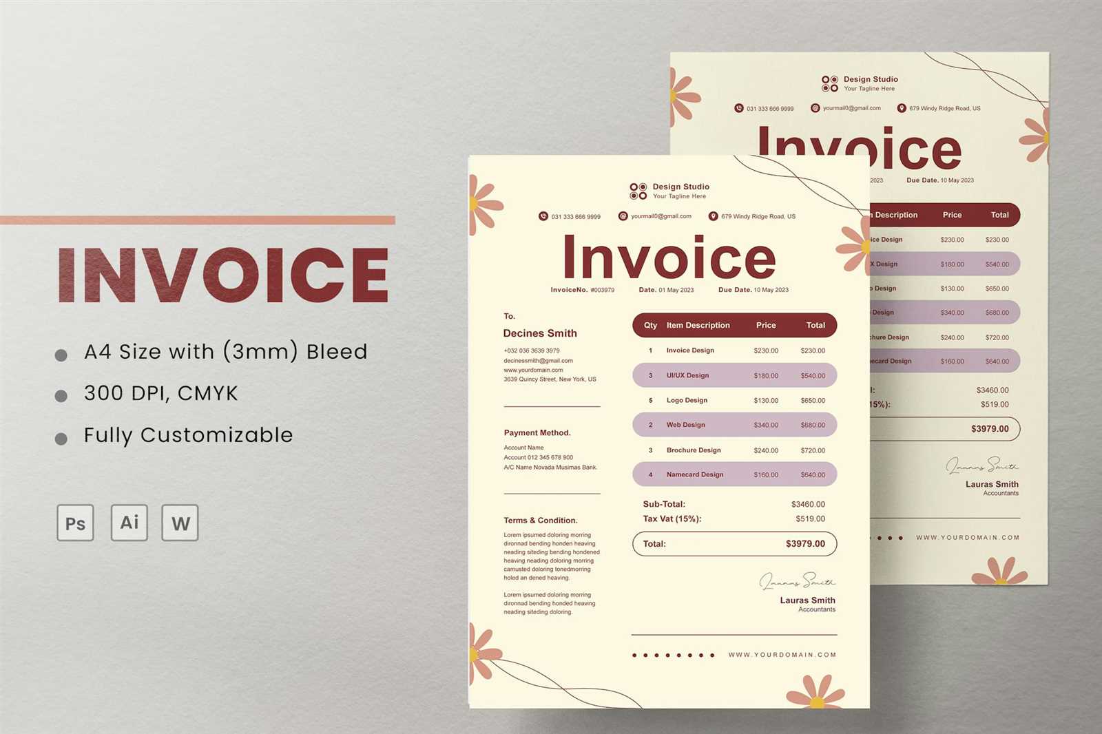 free shopify invoice templates