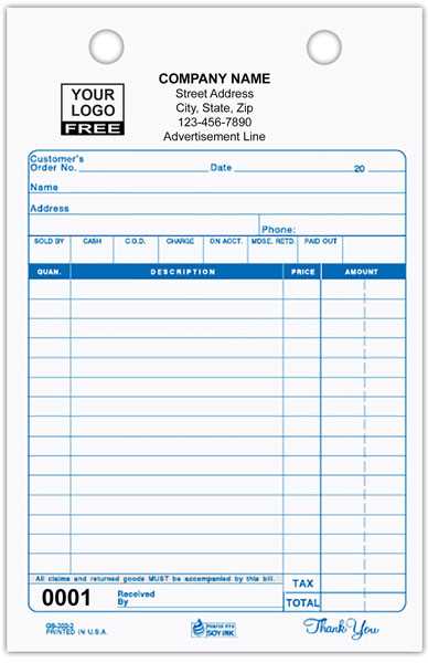 general invoice template free