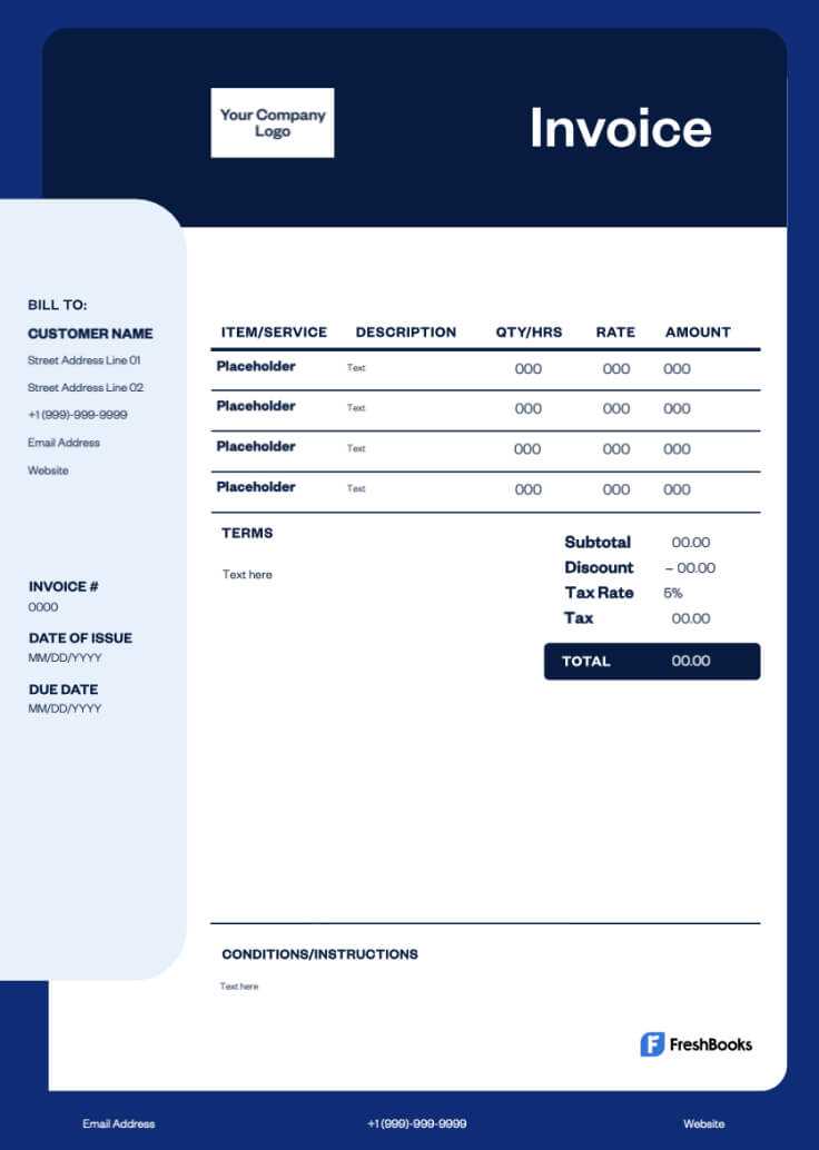 how do i create a business invoice template