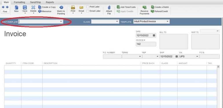 how to create new invoice template in quickbooks