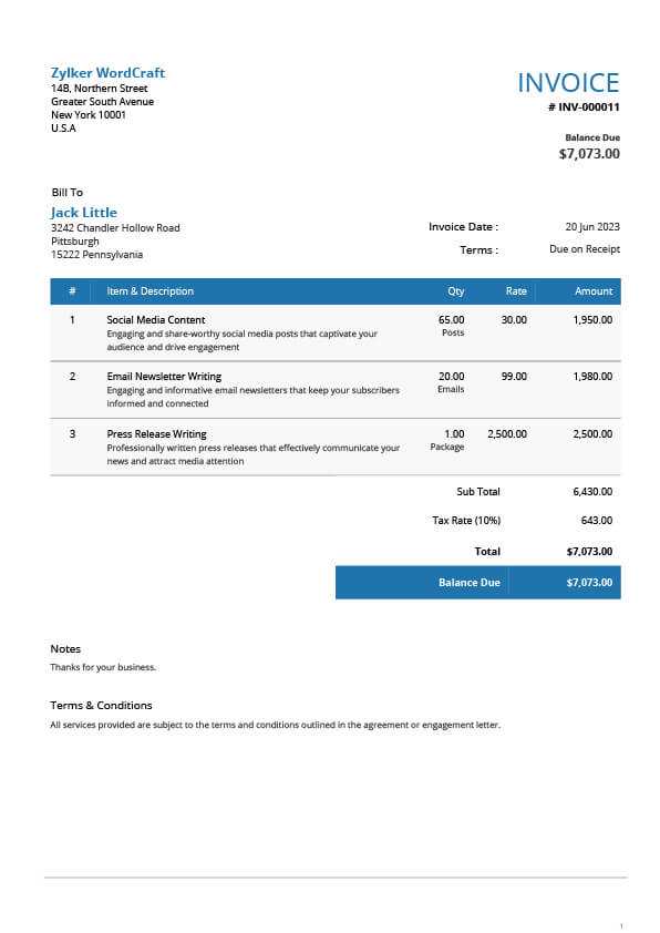 how to make a free invoice template