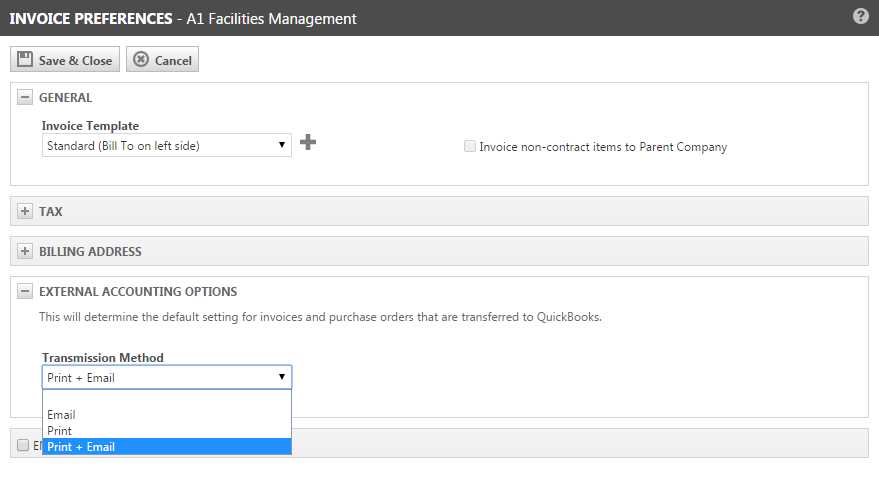 how to make invoice template default quickbooks
