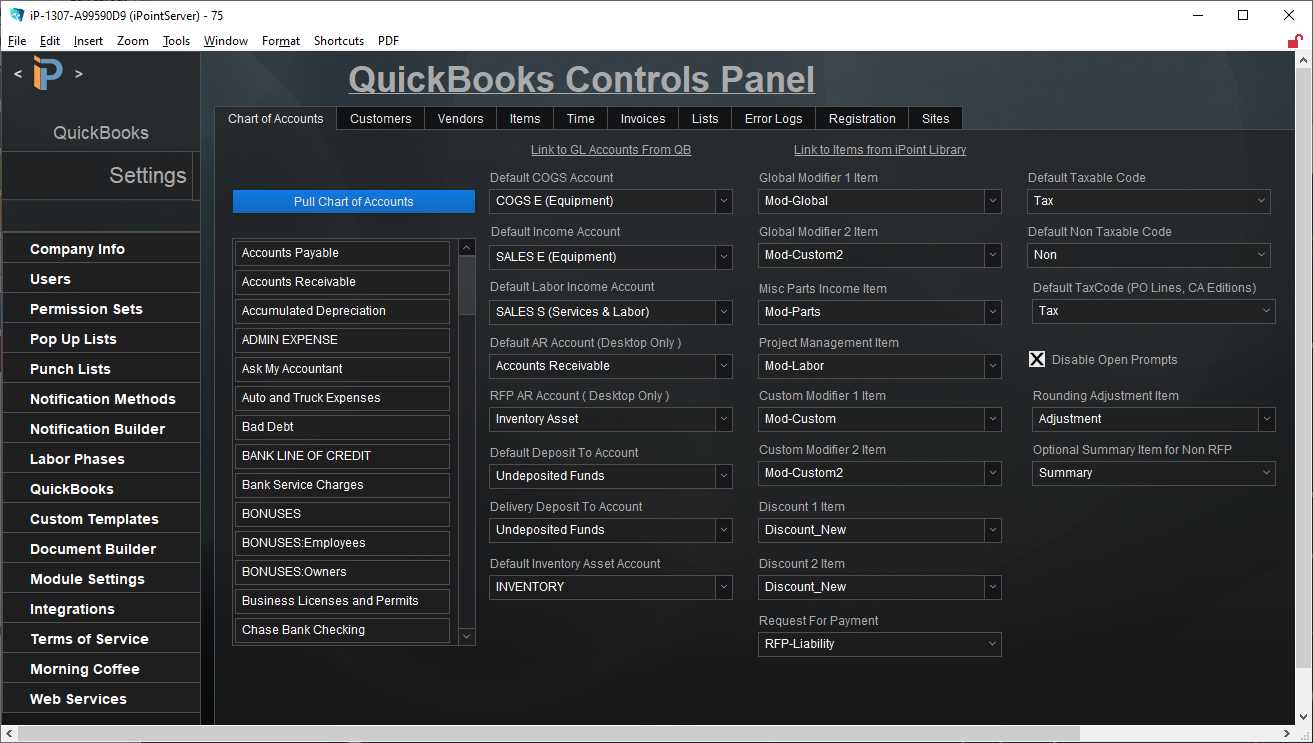 how to set a default invoice template in quickbooks
