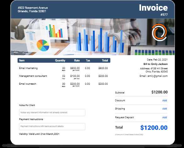 international commercial invoice template