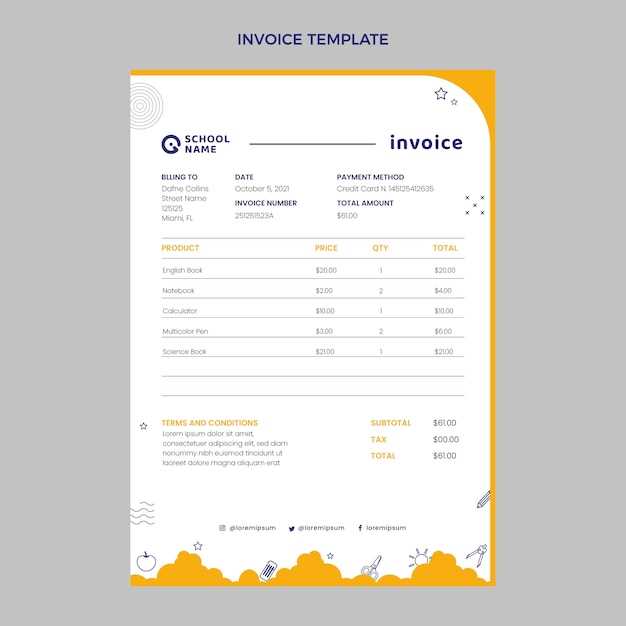 international invoice template