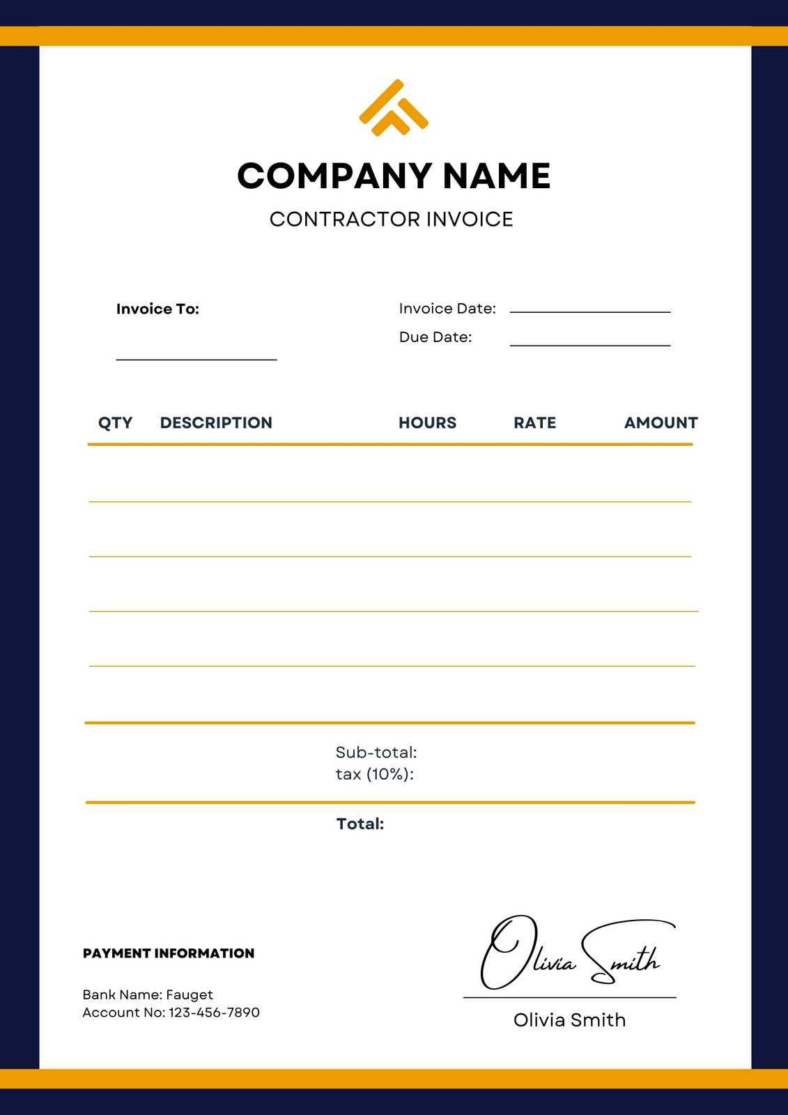 invoice builder template