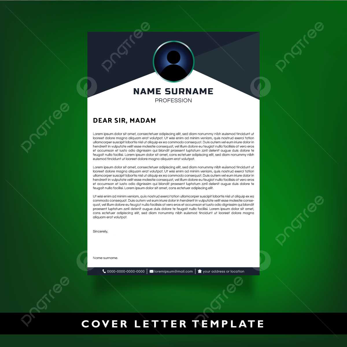 invoice cover letter template