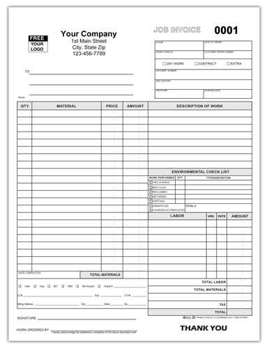 invoice fillable template