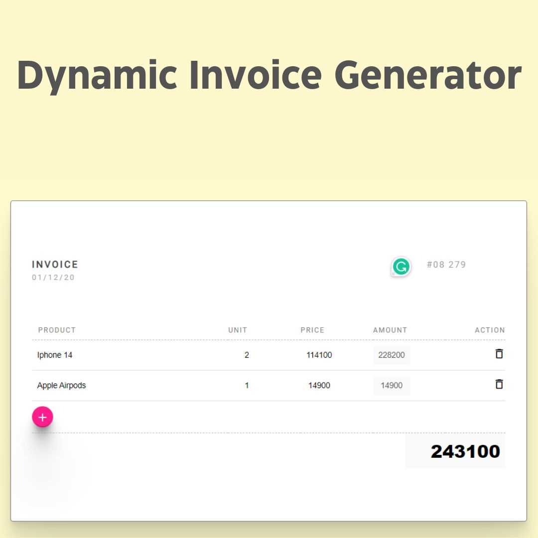 invoice html template bootstrap free download