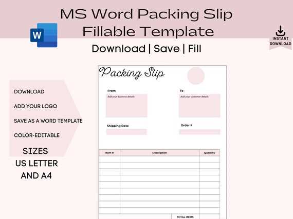 invoice slip template