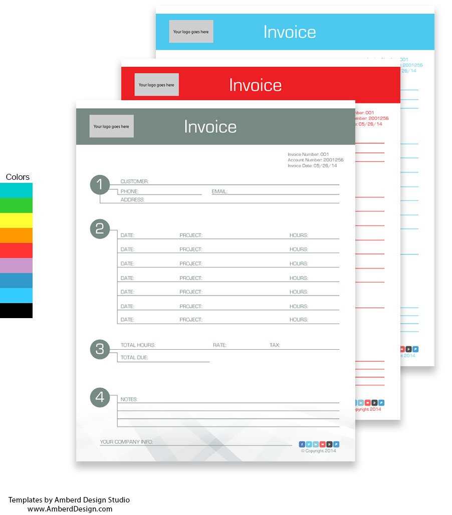 invoice template ai