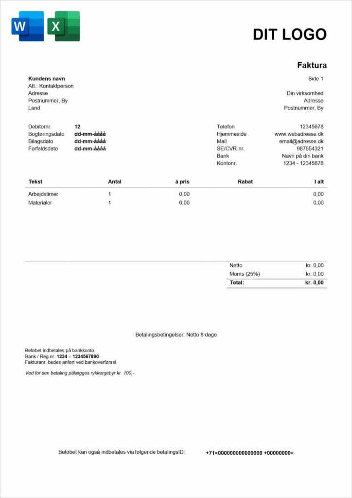 invoice template aynax