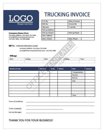 invoice template for interior design services