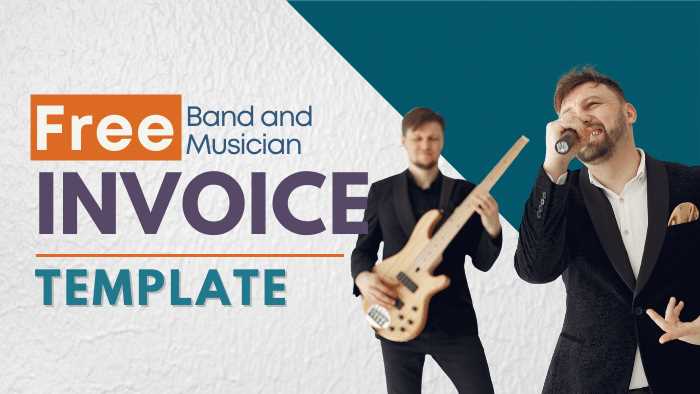 invoice template musician